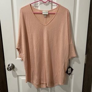 Ava Viv Target Tunic Dolman Sleeve Peach X XL 0X New with tags NWT